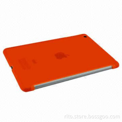 New Rubberized Matte Orange Color Hard Case for iPad Mini
